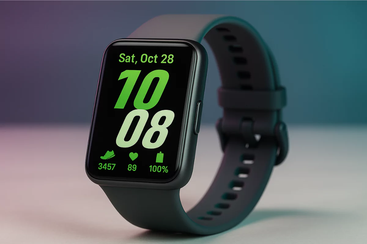 Smartwatch Samsung Galaxy Fit3 Display com tela de 1.6 polegadas em destaque – review 2025