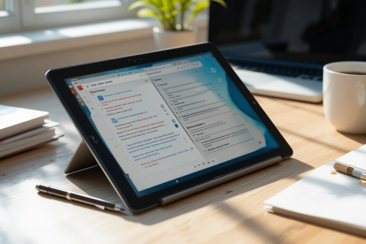 Galaxy Tab S9 FE para Estudar e Trabalhar