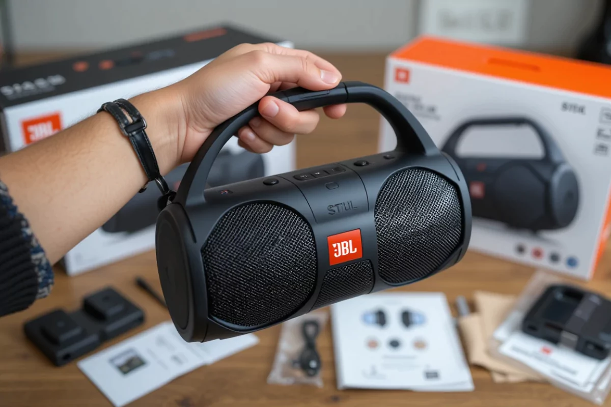 caixa de som Boombox