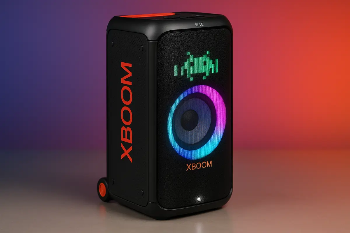 LG XBOOM XL7S é Boa A PartyBox Portátil com Pixel Art em 2025
