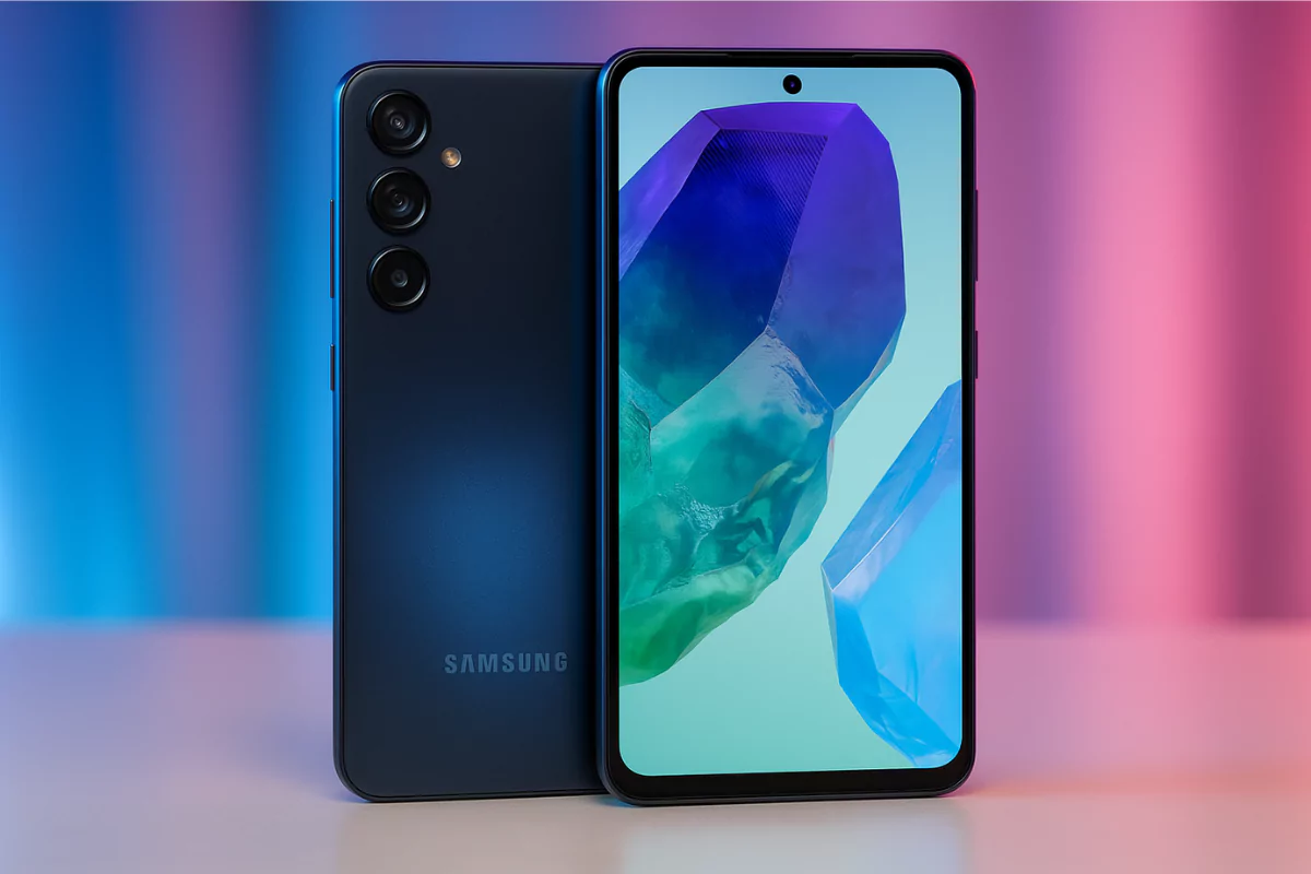 Samsung Galaxy M55 5G com câmera tripla em destaque – review de custo-benefício 2025
