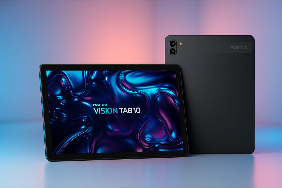 Tablet Positivo Vision TAB 10 4GB RAM 128GB de armazenamento – modelo custo-benefício de 2025