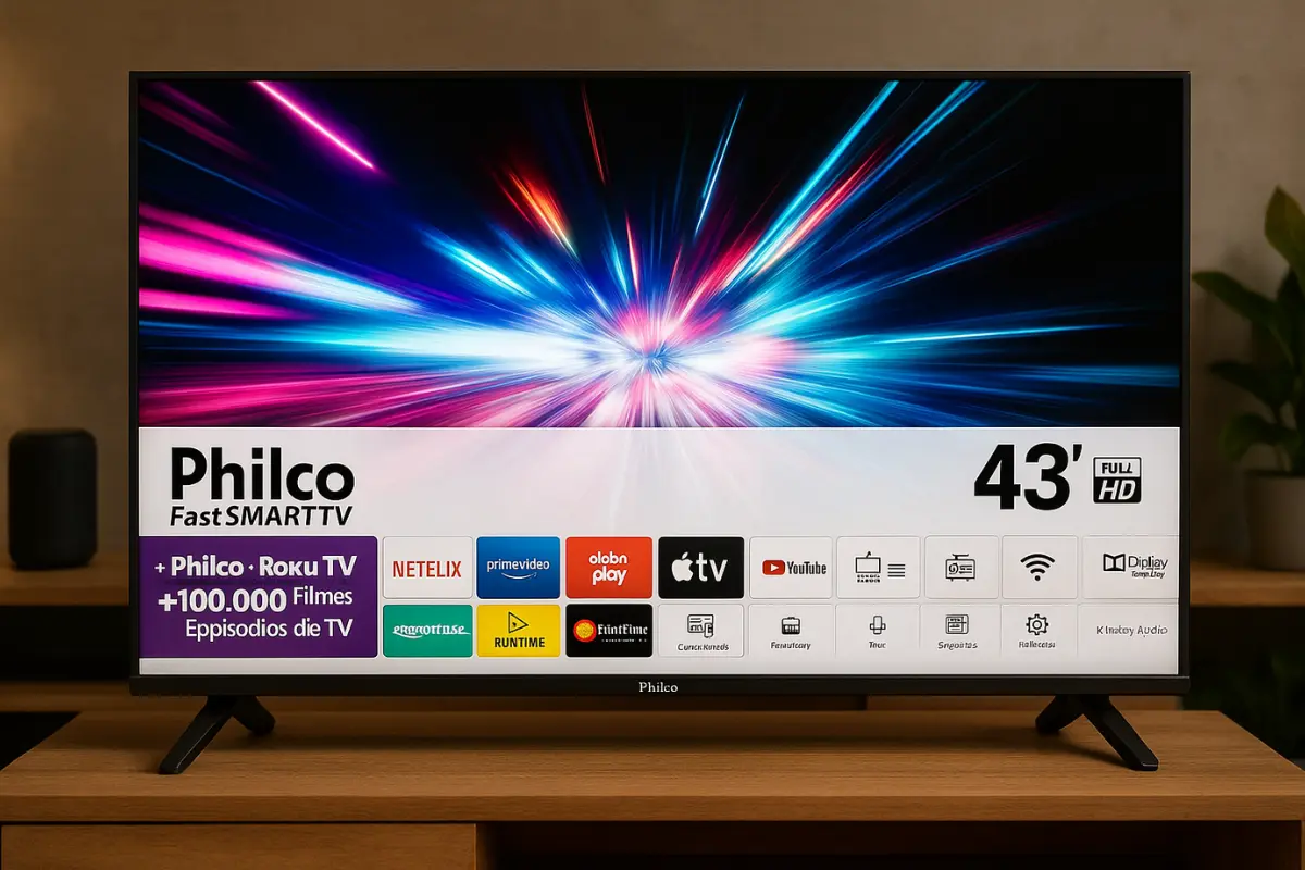 Smart TV Philco 43 Roku é Bom