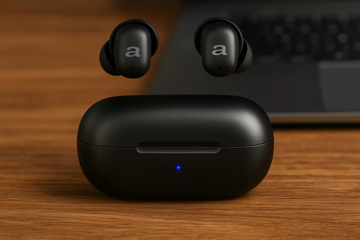 AIWA EB-03-B ANC Poderoso e Som Imersivo