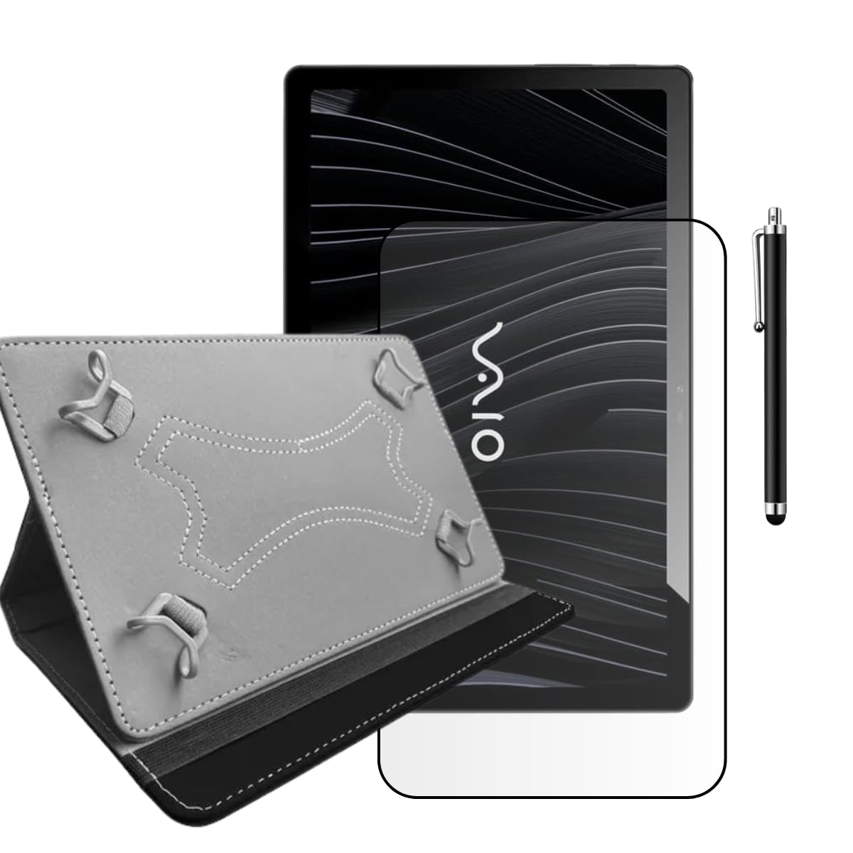 Tablet VAIO TL10 8GB 128GB Octa-Core, Tela 10.4” 2K, 4G WiFi, Câmera 8MP + Selfie 5MP, 7000mAh, Android 13, com Teclado de Conexão Inteligente – Preto