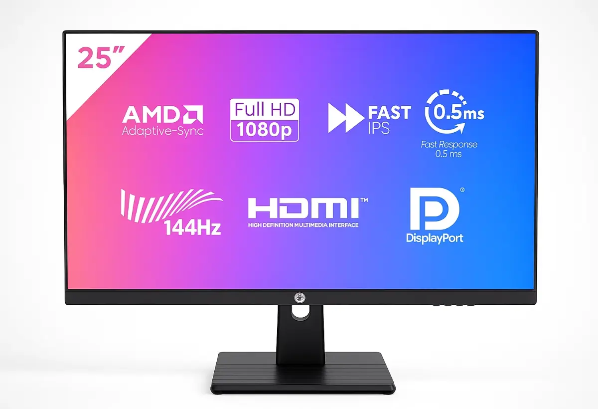 Monitor gamer Haiz 25 é bom